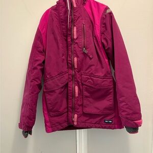 Lands End Squall Parka Pink size Small 7-8